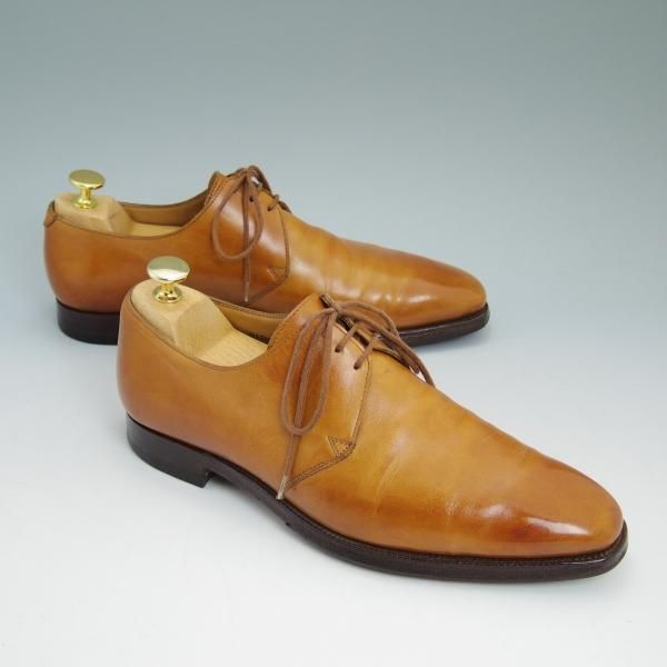 極上★クロケット＆ジョーンズ 5.5E【★ハイバリー/HIGHBURY】348ラスト/Vフロント/プレーントゥ/Crockett＆Jones★b697
