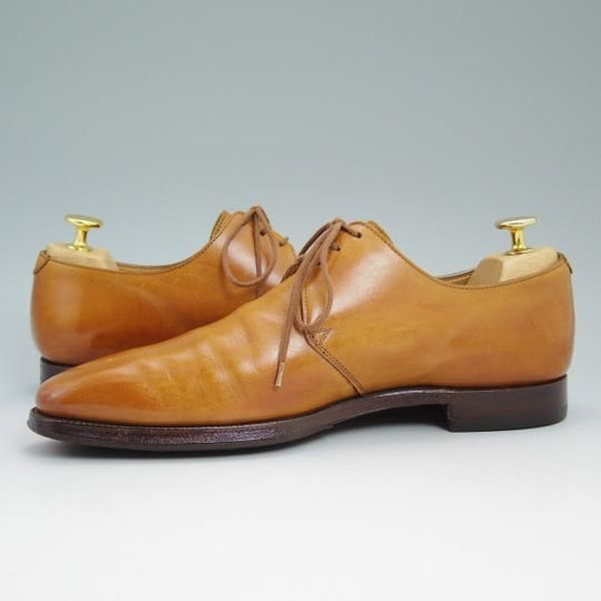 極上★クロケット＆ジョーンズ 5.5E【★ハイバリー/HIGHBURY】348ラスト/Vフロント/プレーントゥ/Crockett＆Jones★b697