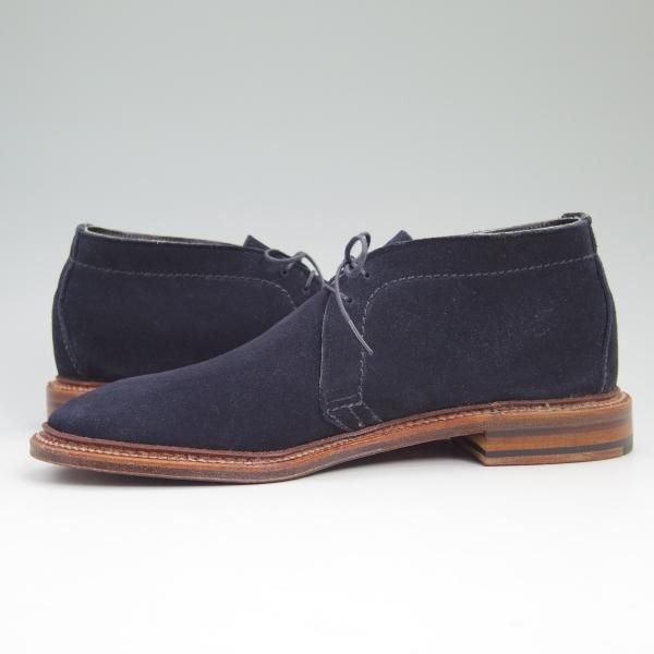 【美品】 Alden ネイビー スエード 8D ツリー付き 新品☆オールデン 8D【☆レイドンラスト/Leydon/14962】スエード/紺色