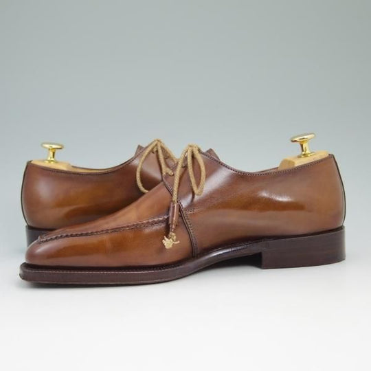 美品★(伊)ステファノビ SIZE 7【★グッドイヤーウェルテッド製法/ISETAN別注】Uチップ/伊勢丹/STEFANOBI★b699