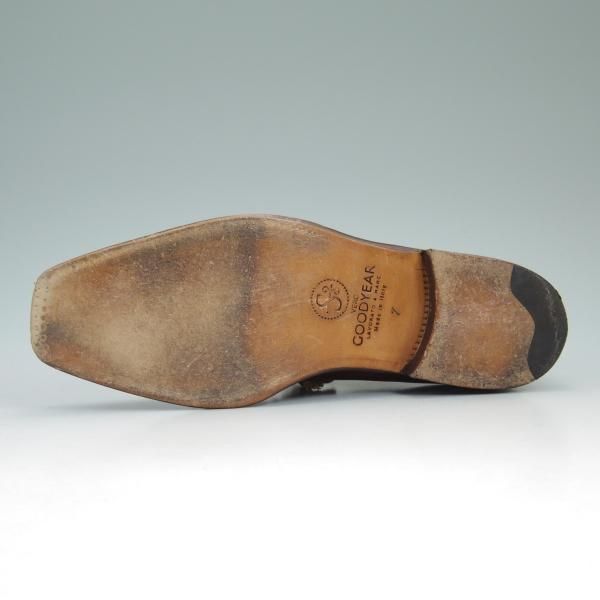 美品★(伊)ステファノビ SIZE 7【★グッドイヤーウェルテッド製法/ISETAN別注】Uチップ/伊勢丹/STEFANOBI★b699