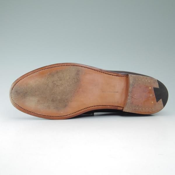 極美品★クロケット＆ジョーンズ US10E/UK9.5程度【定価￥128,520-★コードバン/ダークブラウン】ラルフローレン/パープルレーベル/Crockett＆Jones★b700