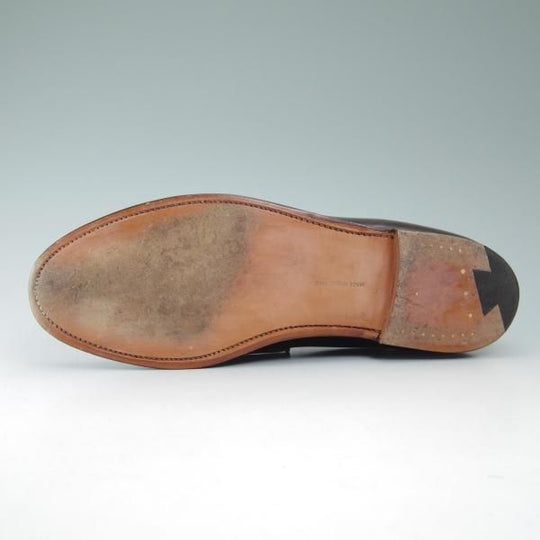 極美品★クロケット＆ジョーンズ US10E/UK9.5程度【定価￥128,520-★コードバン/ダークブラウン】ラルフローレン/パープルレーベル/Crockett＆Jones★b700