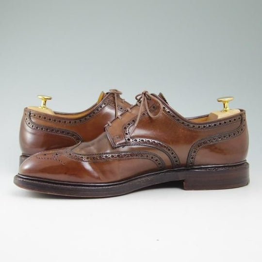 美品★クロケット＆ジョーンズ US9.5/UK9【★希少色!!コードバン/ブラウン/茶】ラルフローレン別注/Ralph Lauren/Crockett＆Jones★b703