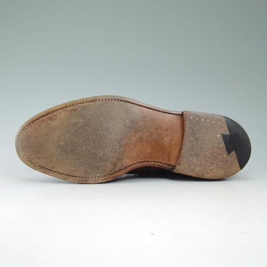美品★クロケット＆ジョーンズ US9.5/UK9【★希少色!!コードバン/ブラウン/茶】ラルフローレン別注/Ralph Lauren/Crockett＆Jones★b703