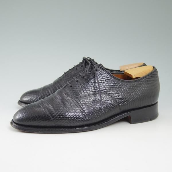 超希少★チャーチ 60F/UK6【★リザード革仕様/REAL LIZARD/別注限定品】旧チャーチ/84ラスト/3都市ロゴ/Church's★b705