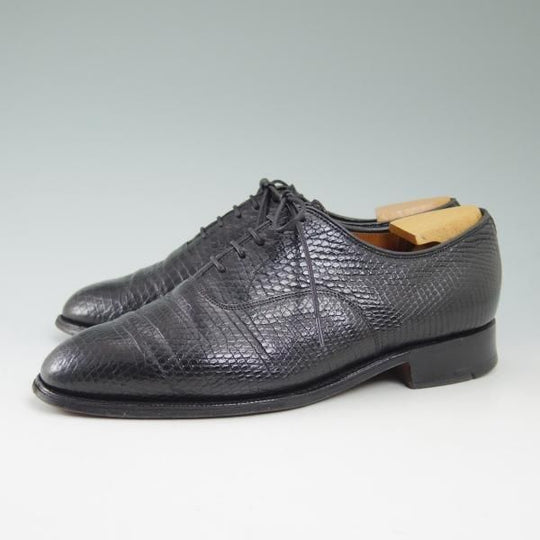 超希少★チャーチ 60F/UK6【★リザード革仕様/REAL LIZARD/別注限定品】旧チャーチ/84ラスト/3都市ロゴ/Church's★b705