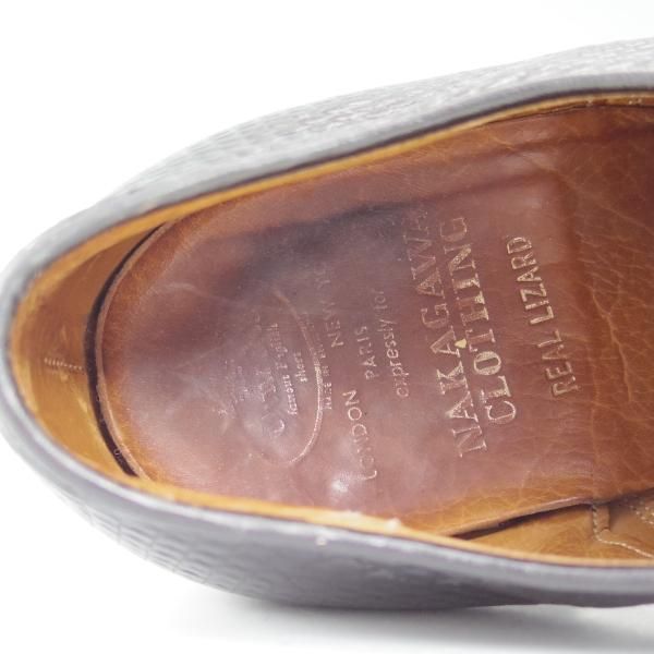 超希少★チャーチ 60F/UK6【★リザード革仕様/REAL LIZARD/別注限定品】旧チャーチ/84ラスト/3都市ロゴ/Church's★b705