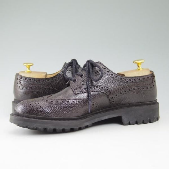 極美品★チャーチ 70G/UK7【★133ラスト/GORSLEY/グレインレザー】4都市ロゴ/フルブローグ/カントリーシューズ/短靴/Church's★b706