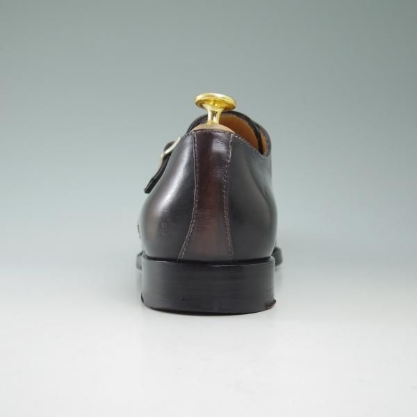 極上★(伊)ステファノビ SIZE 7【★グッドイヤーウェルテッド製法/ISETAN別注】ダブルモンク/Uチップ/伊勢丹/STEFANOBI★b709