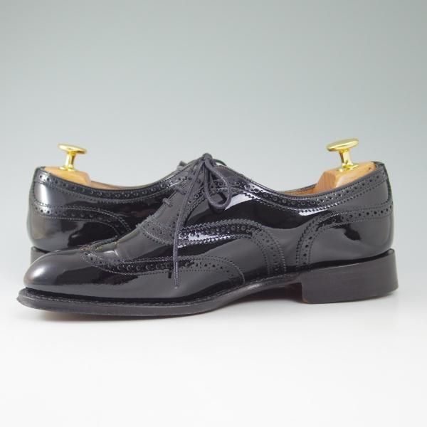 極美品★(英)チーニー(レディース) UK3【★ウイングチップ/MILLY/ミリー】パテント/フルブローグ/CHEANEY★b711