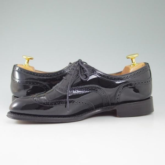 極美品★(英)チーニー(レディース) UK3【★ウイングチップ/MILLY/ミリー】パテント/フルブローグ/CHEANEY★b711