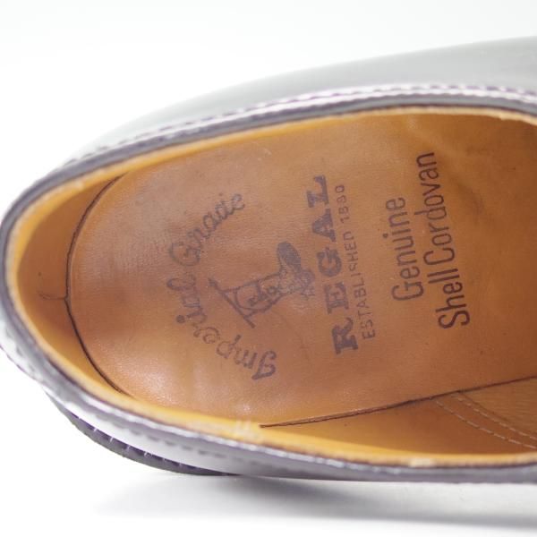 ★リーガル 24.5EE【★コードバン仕様/インペリアルグレード】プレーントゥ/imperial Grade/Shell Cordovan/REGAL★b712