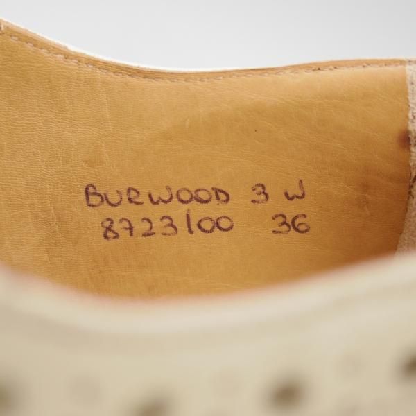 美品★チャーチ(レディース) SIZE 36【★BURWOOD 3W/バーウッド】フルブローグ/ウィングチップ/Church's★b716
