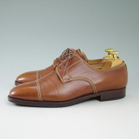 極上★(伊)マンニーナ(レディース) SIZE 38【★ストレートチップ/スコッチグレイン】シボ革/カーフ/MANNINA★b717