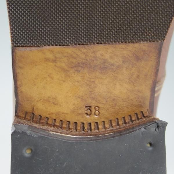 極上★(伊)マンニーナ(レディース) SIZE 38【★ストレートチップ/スコッチグレイン】シボ革/カーフ/MANNINA★b717