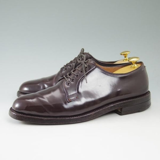 極貴重★オールデン 7.5C【★コードバン仕様/BROOKS BROTHERS別注】A765/ブルックスブラザーズ/プレーントゥ/Alden★b719