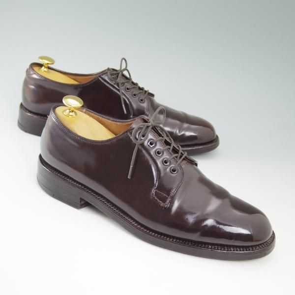 極貴重★オールデン 7.5C【★コードバン仕様/BROOKS BROTHERS別注】A765/ブルックスブラザーズ/プレーントゥ/Alden★b719