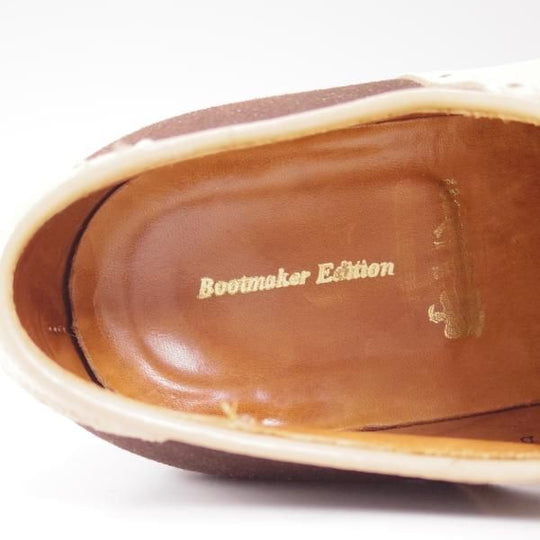 極美品★オールデン 9D【★(米)The Shoe Mart別注】99220F/バリーラスト/スエード/コンビ/サドルシューズ/Bootmaker Edition/Alden★b720