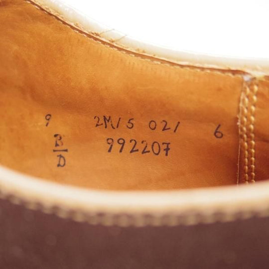 極美品★オールデン 9D【★(米)The Shoe Mart別注】99220F/バリーラスト/スエード/コンビ/サドルシューズ/Bootmaker Edition/Alden★b720