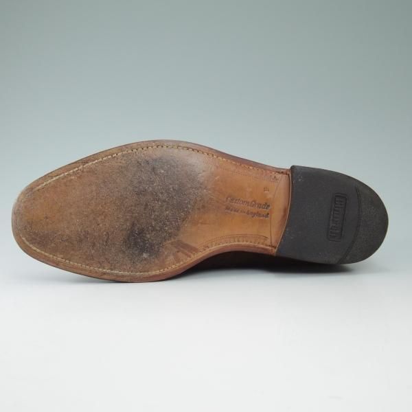 極上★チャーチ 80F/UK8【★希少!!アンテロープ革/REAL CAPE BUCK/旧チャーチ】73ラスト/3都市ロゴ/スエード/フルブローグ/Church's★b724