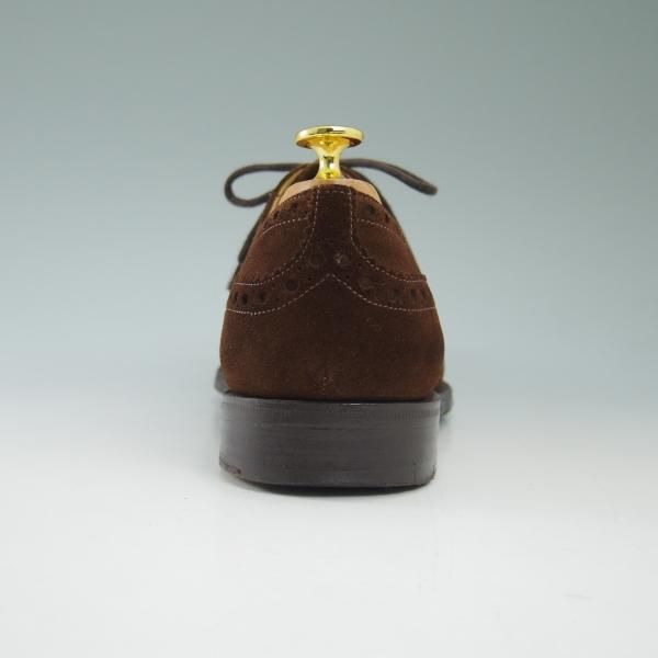 極上★チャーチ 75F/UK7.5【★チェットウィンド/CHETWYND】173ラスト/4都市ロゴ/スエード/フルブローグ/Church's★b726