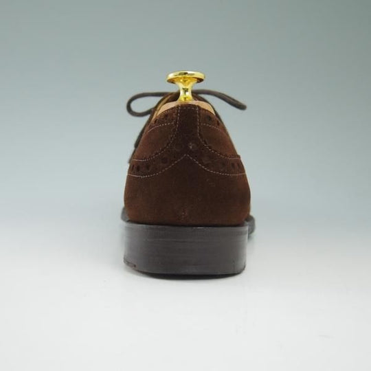 極上★チャーチ 75F/UK7.5【★チェットウィンド/CHETWYND】173ラスト/4都市ロゴ/スエード/フルブローグ/Church's★b726