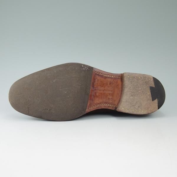 極上★チャーチ 75F/UK7.5【★チェットウィンド/CHETWYND】173ラスト/4都市ロゴ/スエード/フルブローグ/Church's★b726