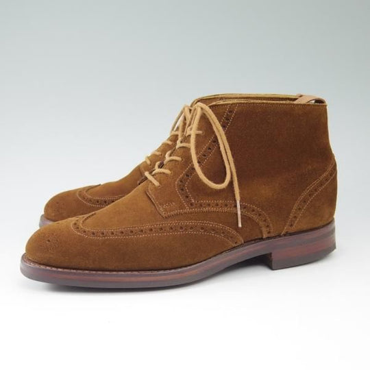 美品★クロケット&ジョーンズ 6E【★BEAMS F別注/ビームス/TRENT/トレント】200ラスト/スエード/カントリーブーツ/Crockett&Jones★b727