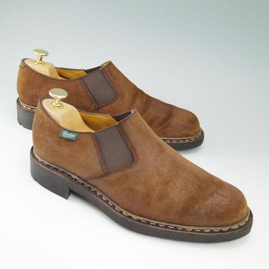 極上★パラブーツ SIZE 6【★ワックススエード仕様/PHOTON/フォトン】TEXソール/スリッポン/サイドゴアシューズ/Paraboot★b729