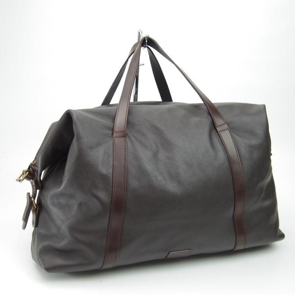 美品★(英)ビル・アンバーグ【定価10万円以上★ボストンバッグ】ショルダー/レザー/メンズ ビジネス バッグ/Bill Amberg★N4964