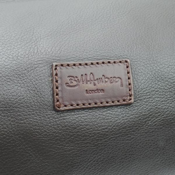 美品★(英)ビル・アンバーグ【定価10万円以上★ボストンバッグ】ショルダー/レザー/メンズ ビジネス バッグ/Bill Amberg★N4964