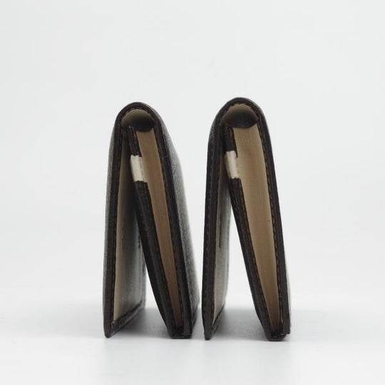 未使用★CYPRIS/キプリス【2個セット★鹿革/DEER SKIN】名刺入れ/レザー 黒/カードケース★b733