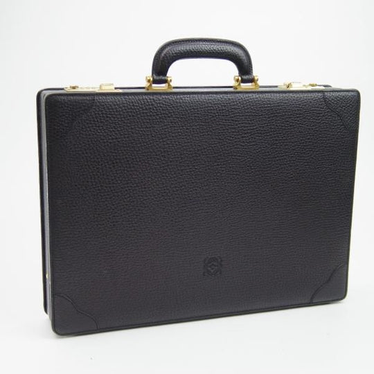 極上★ロエベ/LOEWE【★アタッシュケース/黒】メンズ レザー ビジネス バッグ★N4970