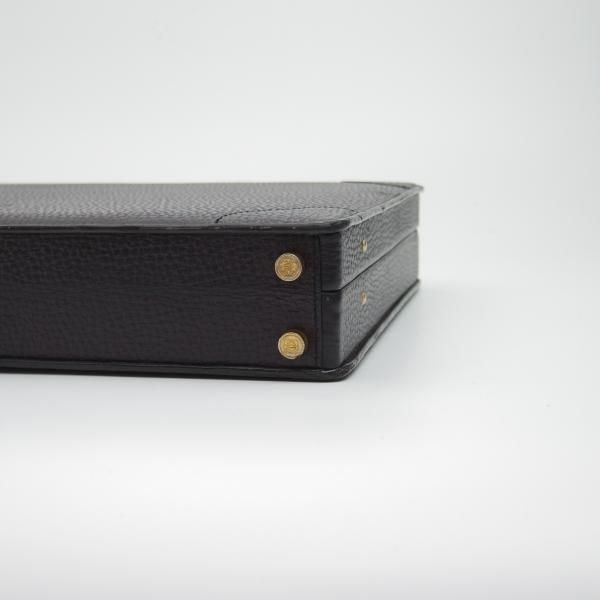 極上★ロエベ/LOEWE【★アタッシュケース/黒】メンズ レザー ビジネス バッグ★N4970