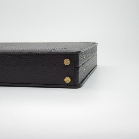 極上★ロエベ/LOEWE【★アタッシュケース/黒】メンズ レザー ビジネス バッグ★N4970