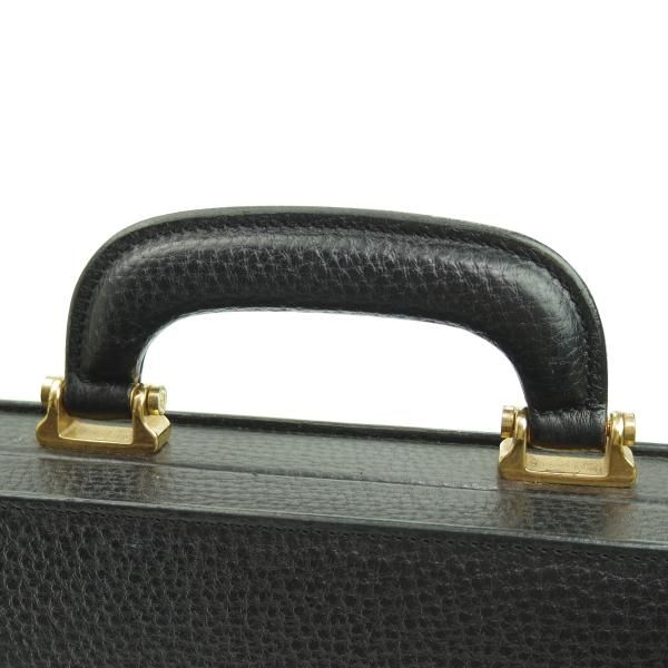 極上★ロエベ/LOEWE【★アタッシュケース/黒】メンズ レザー ビジネス バッグ★N4970