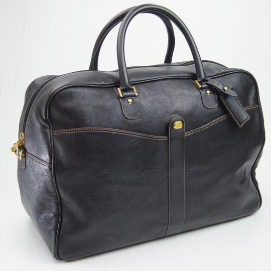 極上★ダンヒル/DUNHILL【★鞄】ボストンバッグ/ショルダー付/メンズ ビジネス レザー バッグ★N4974