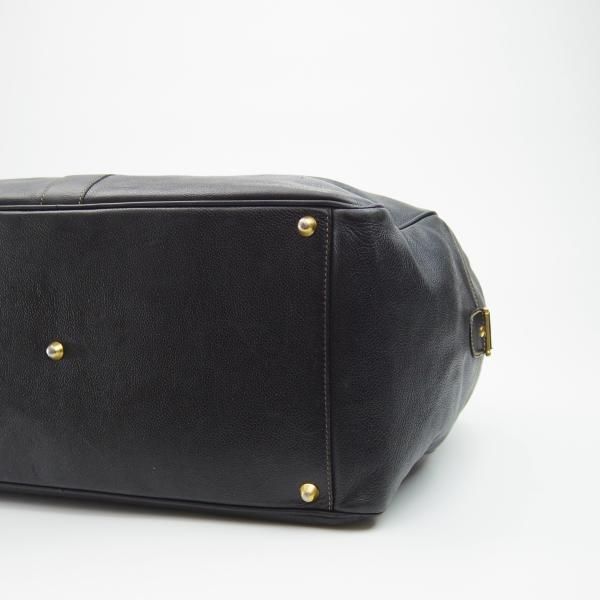 極上★ダンヒル/DUNHILL【★鞄】ボストンバッグ/ショルダー付/メンズ ビジネス レザー バッグ★N4974