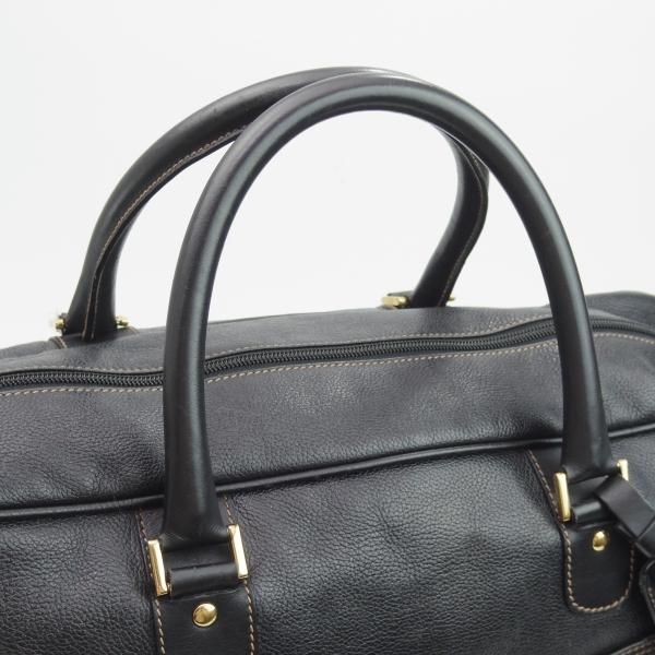 極上★ダンヒル/DUNHILL【★鞄】ボストンバッグ/ショルダー付/メンズ ビジネス レザー バッグ★N4974