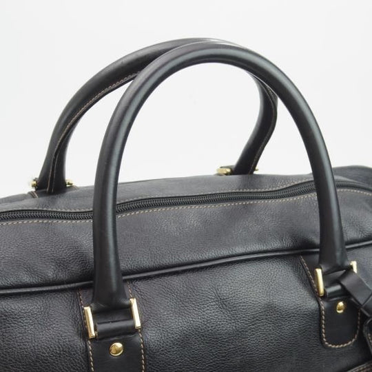 極上★ダンヒル/DUNHILL【★鞄】ボストンバッグ/ショルダー付/メンズ ビジネス レザー バッグ★N4974