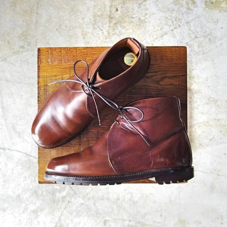 ★(英)グレンソン(レディース) 4.5E【★オイルドレザー/ジョージブーツ】コマンドソール/18773/72/チャッカブーツ/GRENSON★b736