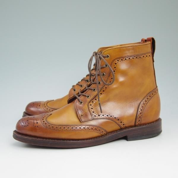 美品★(米)アレンエドモンズ 8D【貴重★カントリーブーツ/Dalton】カーフ/茶/メンズ/ALLEN EDMONDS★b737