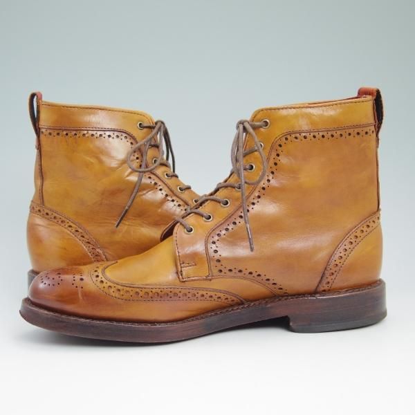 美品★(米)アレンエドモンズ 8D【貴重★カントリーブーツ/Dalton】カーフ/茶/メンズ/ALLEN EDMONDS★b737