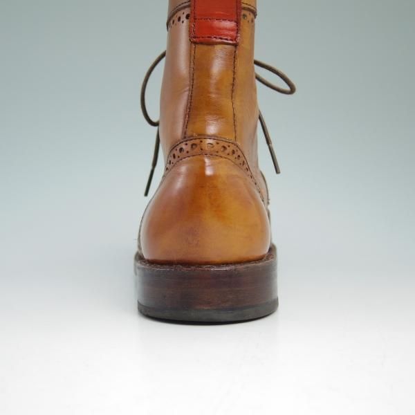 美品★(米)アレンエドモンズ 8D【貴重★カントリーブーツ/Dalton】カーフ/茶/メンズ/ALLEN EDMONDS★b737