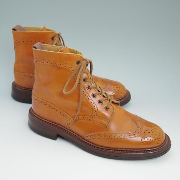極上★トリッカーズ(レディース) SIZE 6.5-4【★カントリーブーツ/5411/モカシンブラウン】Moccasin Brown Aniline/ブーツ/Tricker's★b738