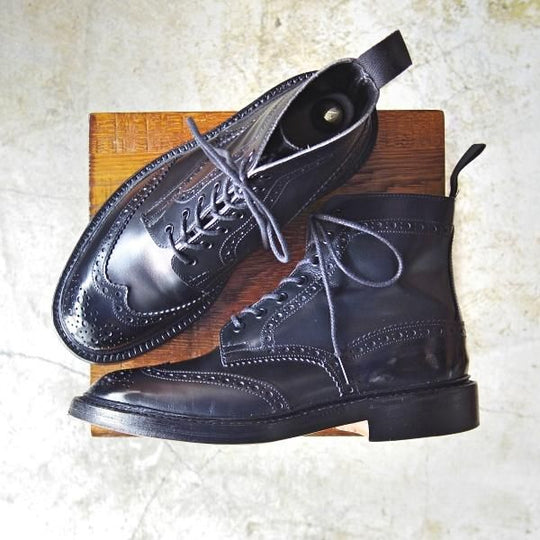 極美品★トリッカーズ SIZE 7【★(群馬)BLU JE BLU by ARK別注/モールトン/M2508】MALTON/ブーツ/Tricker's★b739