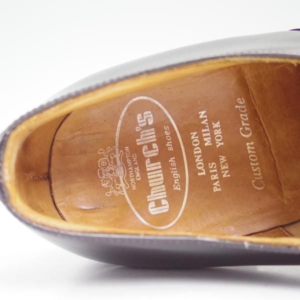 美品★チャーチ 65F/UK6.5【★コンサル/73ラスト/3都市〜4都市ロゴ過渡期/旧チャーチ】CONSUL/ストレートチップ/Church's★b743