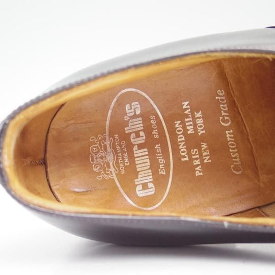 美品★チャーチ 65F/UK6.5【★コンサル/73ラスト/3都市〜4都市ロゴ過渡期/旧チャーチ】CONSUL/ストレートチップ/Church's★b743