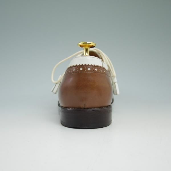 極美品★チャーチ(レディース) SIZE 37.5【★ケルマーシュ/KELMARSH/コンビカラー】4都市ロゴ/ギリーシューズ/Church's★b744